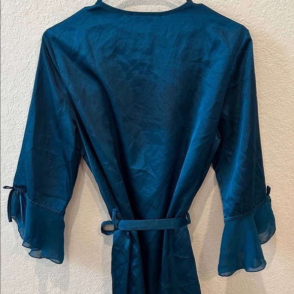 Secret Treasures Teal Women's Robe - Picture 6 of 8